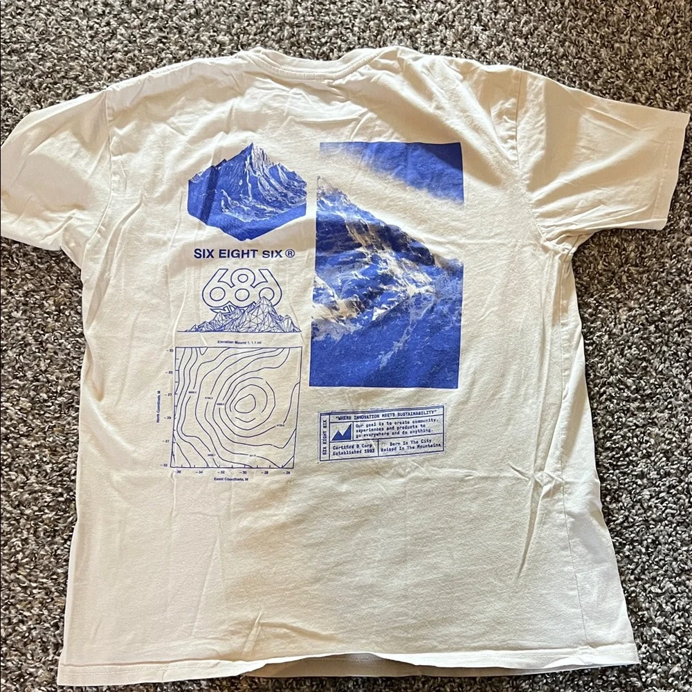686 Cream Short Sleeve Tee - Picture 3 of 3